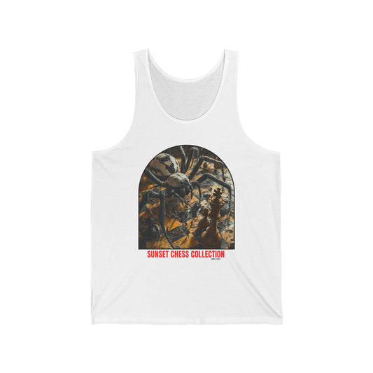 Spider Attack - White Tank Top