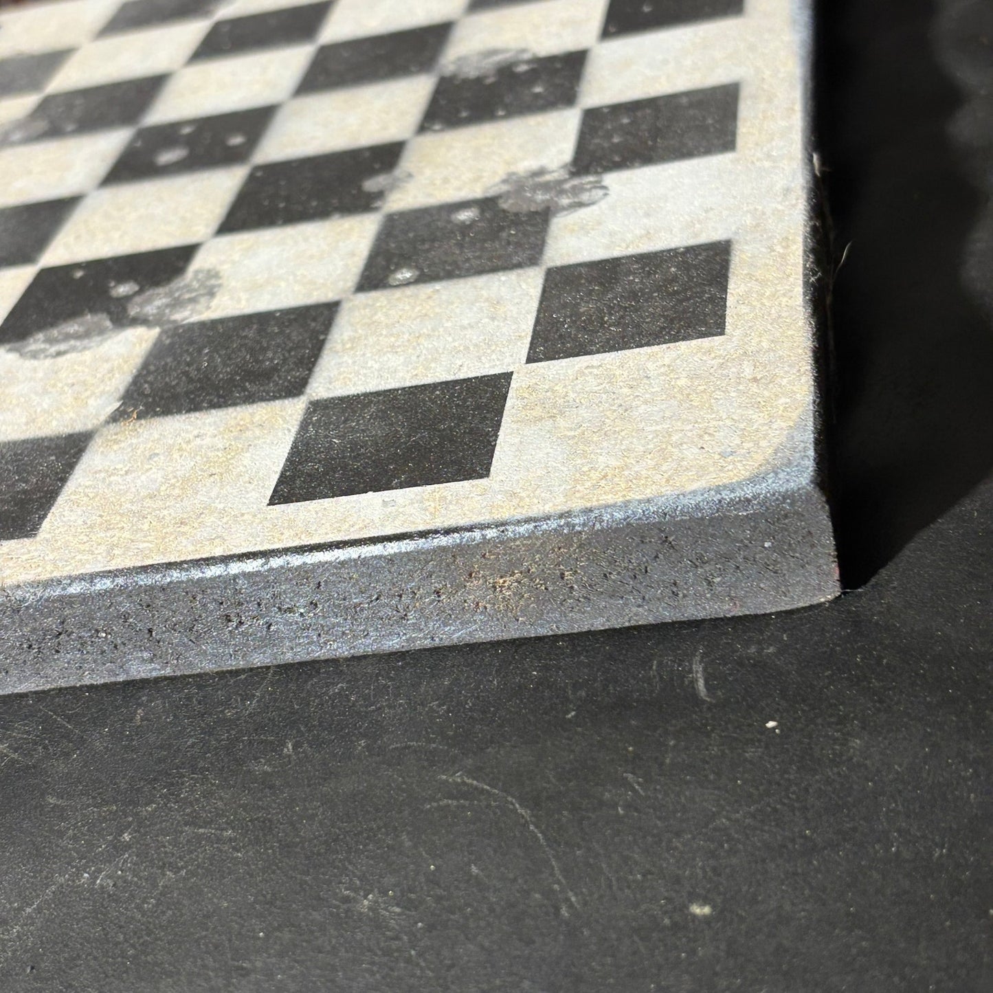 Fading White - Painted Chess Board