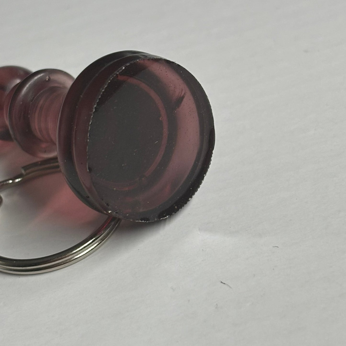 Royal Violet Red Bishop - Handmade Resin Keychain