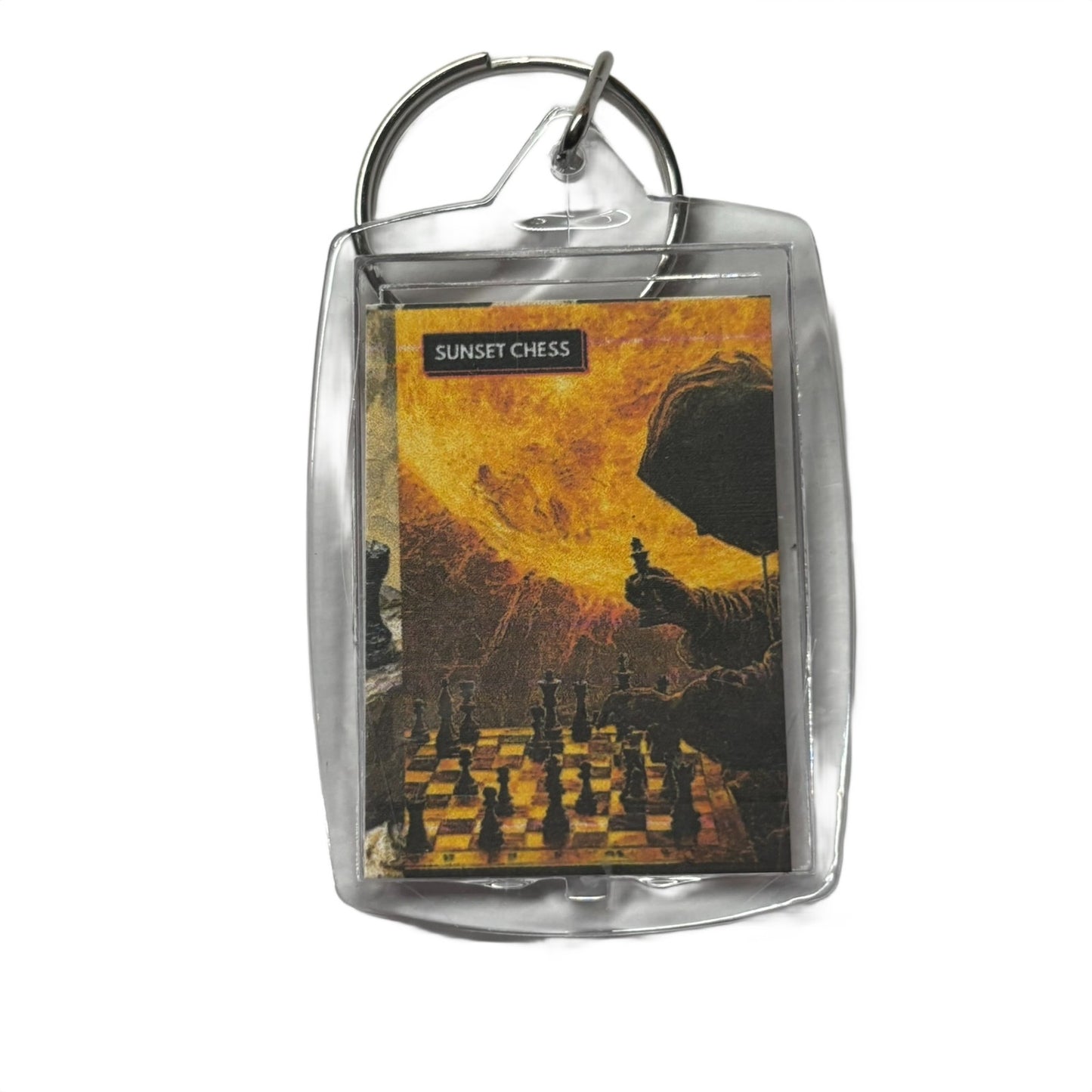 Fire Ball - Chess  Photo Keychain