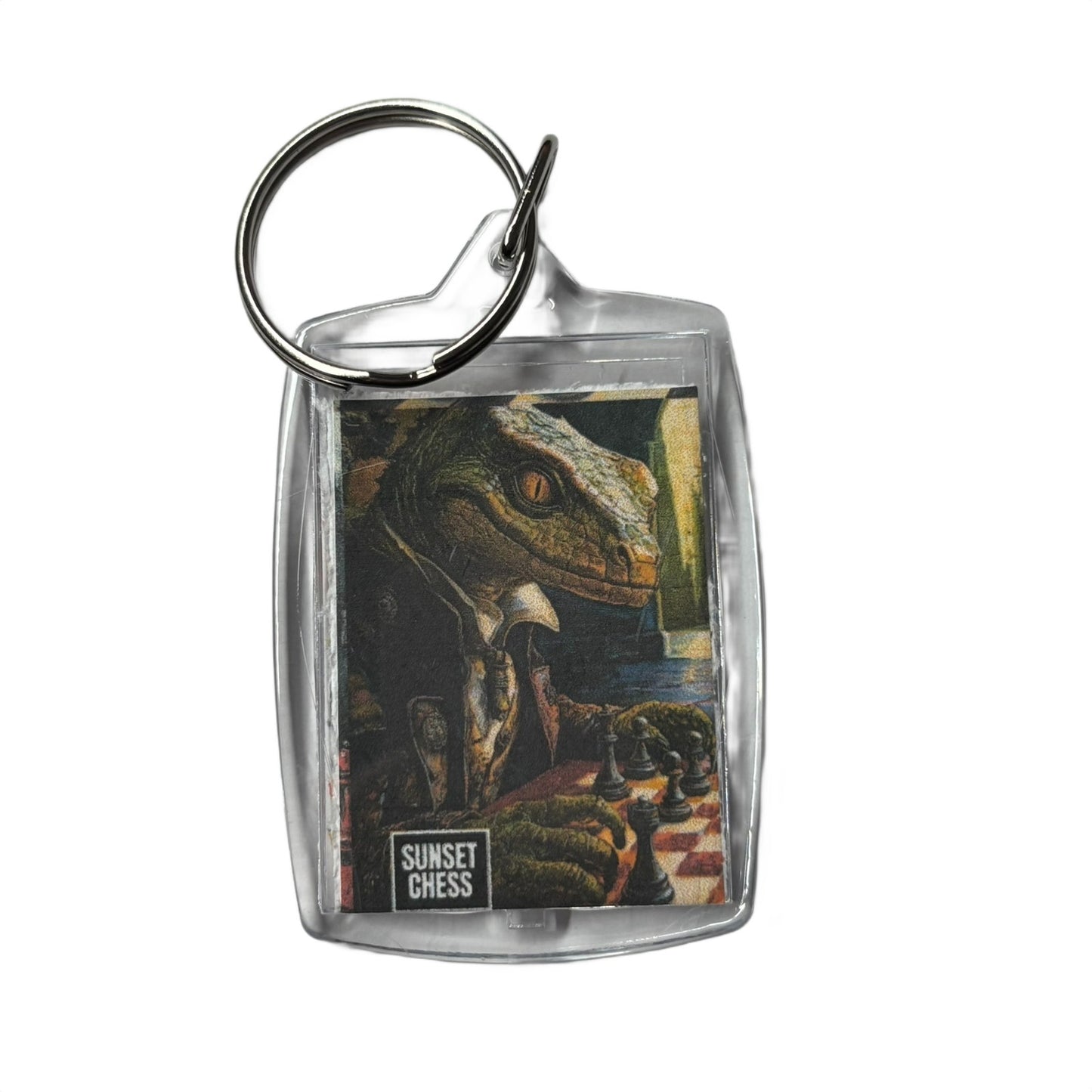 Lizard Eyes - Chess  Photo Keychain