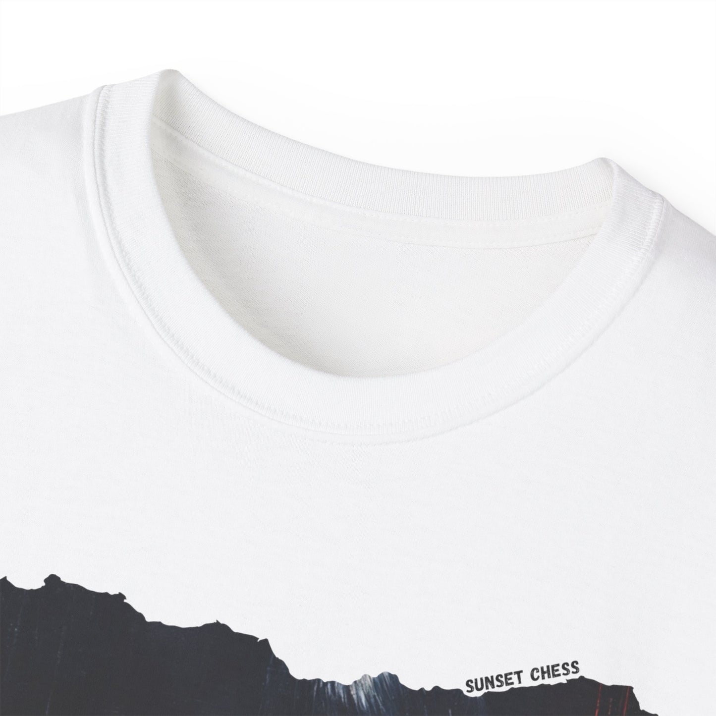 Chess In Darkness - White Chess T Shirt