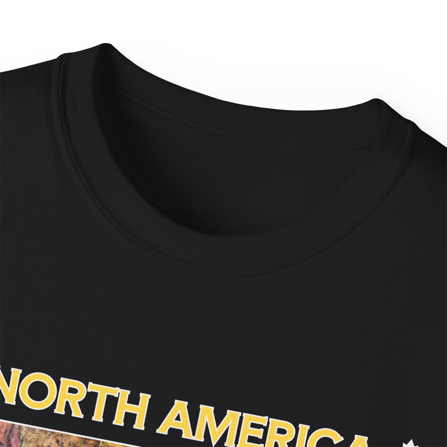 American Map - Black Chess T Shirt