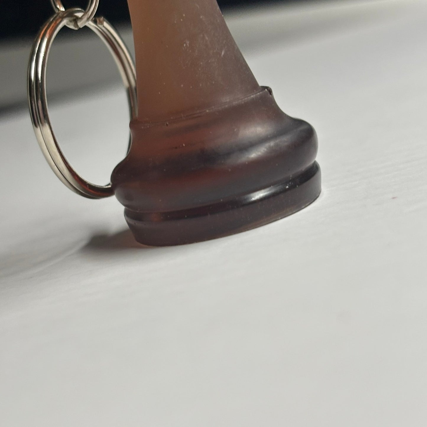 Coffee Brown King - Handmade Resin Keychain