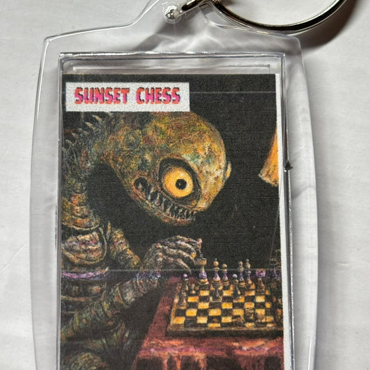 Scaly Lizard - Chess  Photo Keychain