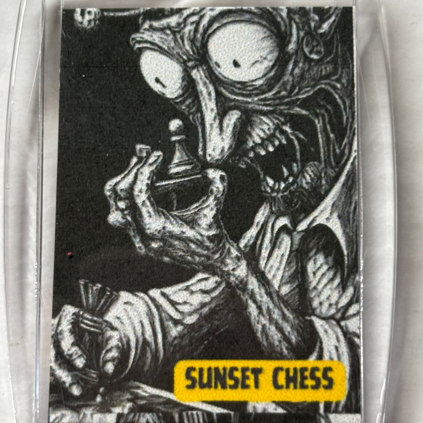 Crazy Man - Chess  Photo Keychain