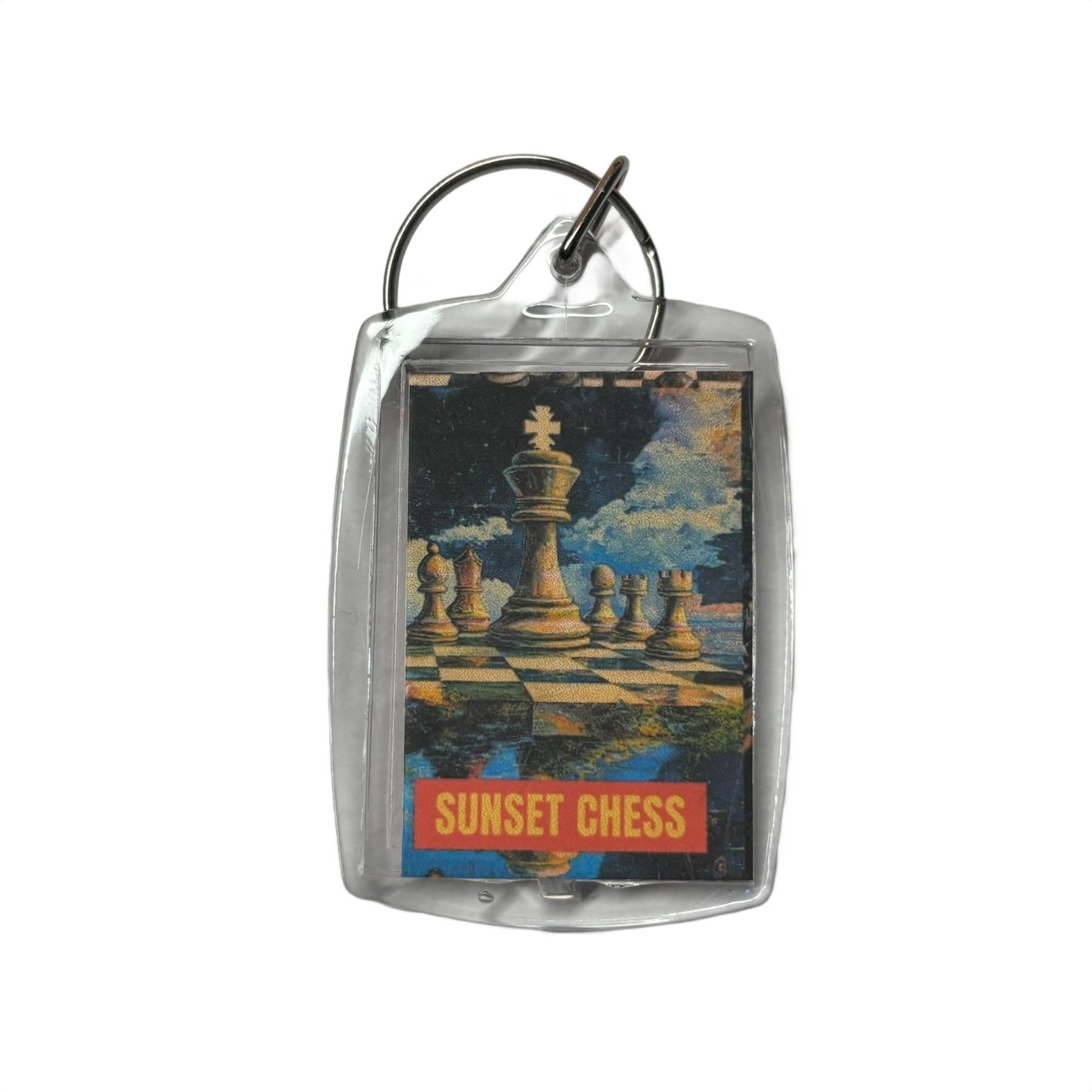 Starey Night - Chess  Photo Keychain