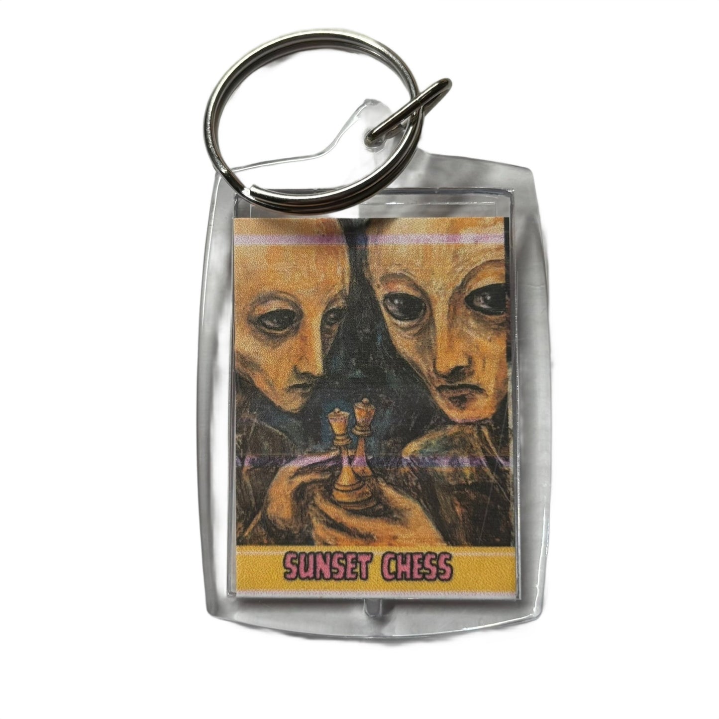 Smug Aliens - Chess  Photo Keychain
