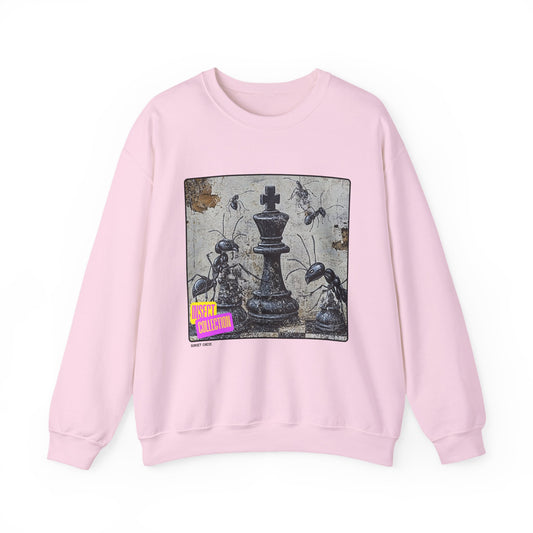 Ant Kingdom - Pink Chess Crewneck Sweater