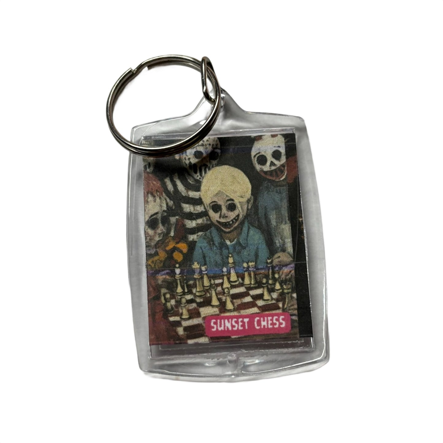 Dark Birthday - Chess  Photo Keychain