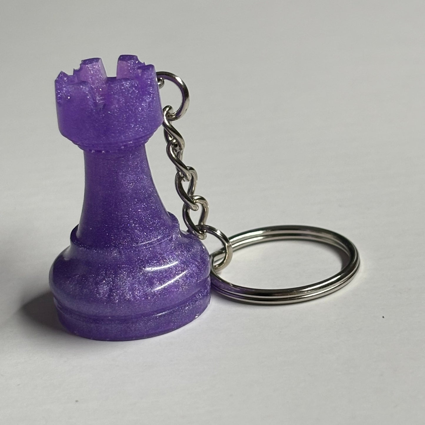 Solid Purple - Handmade Resin Keychain