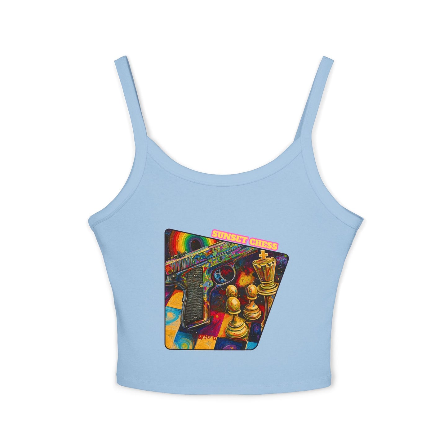 Locked & Loaded -  Women's Sky Blue Tank Top