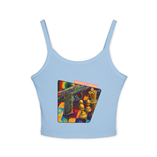 Locked & Loaded -  Women's Sky Blue Tank Top