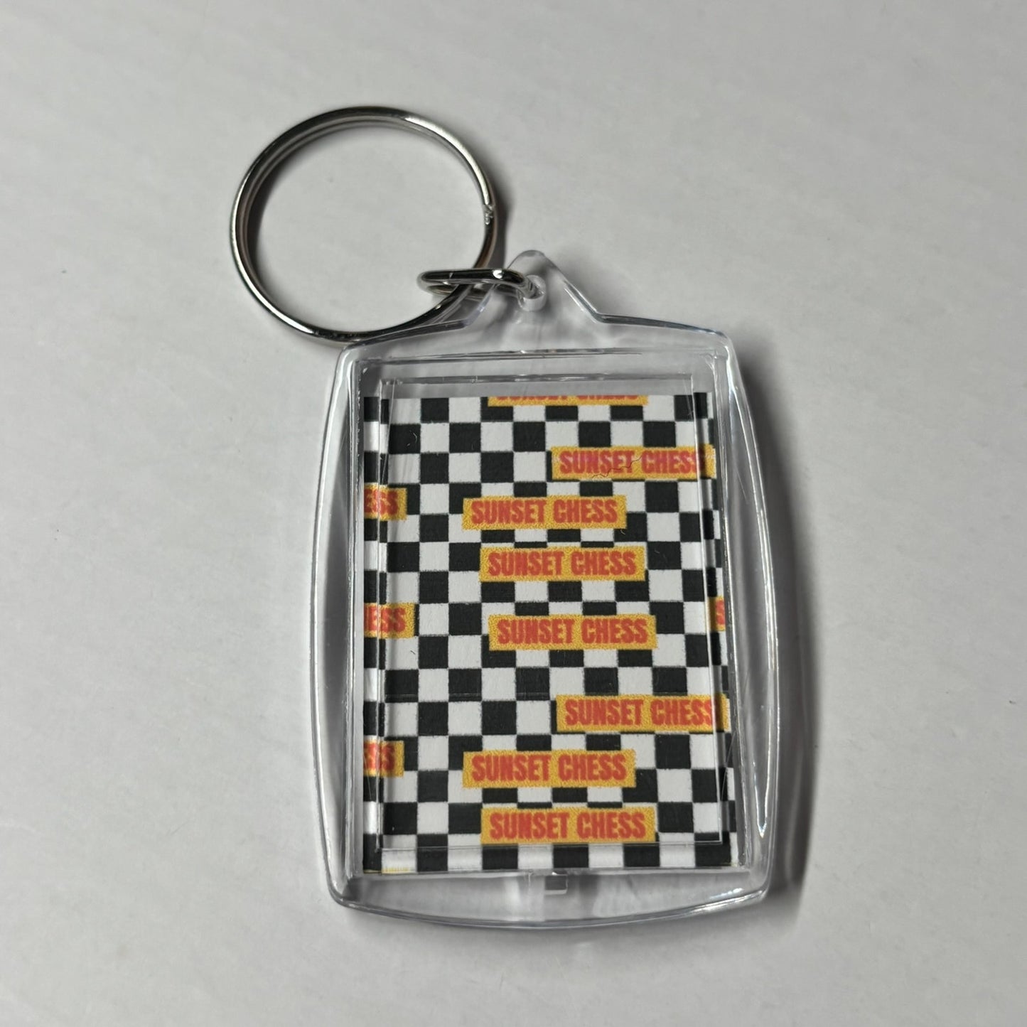 Underwater Games - Chess  Photo Keychain