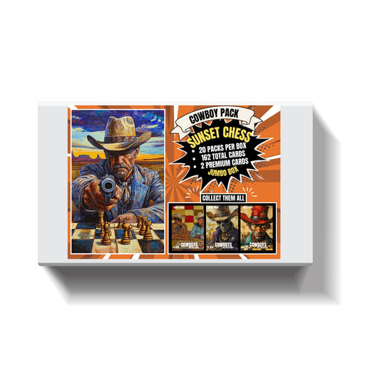 Cowboy Collection - Jumbo Box Pack - Chess Trading Cards