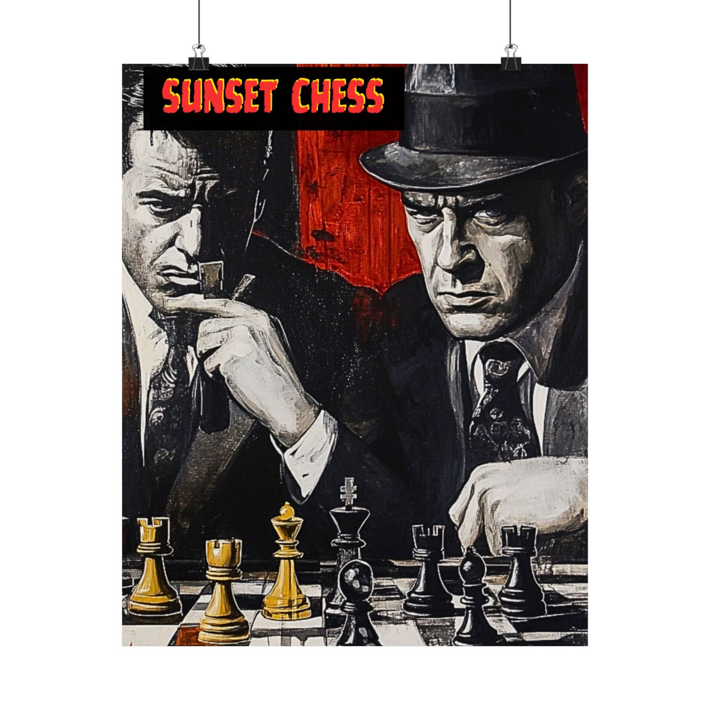 Mafia Chess - Matte Vertical Poster 16"x20"