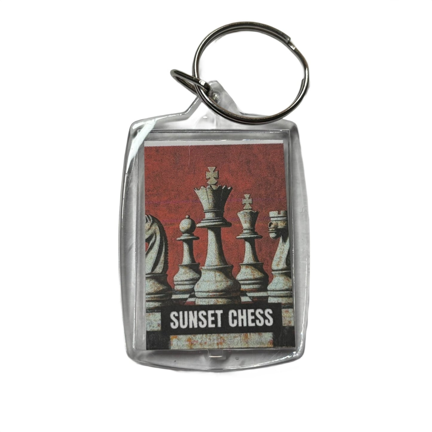 Red Carpet - Chess  Photo Keychain