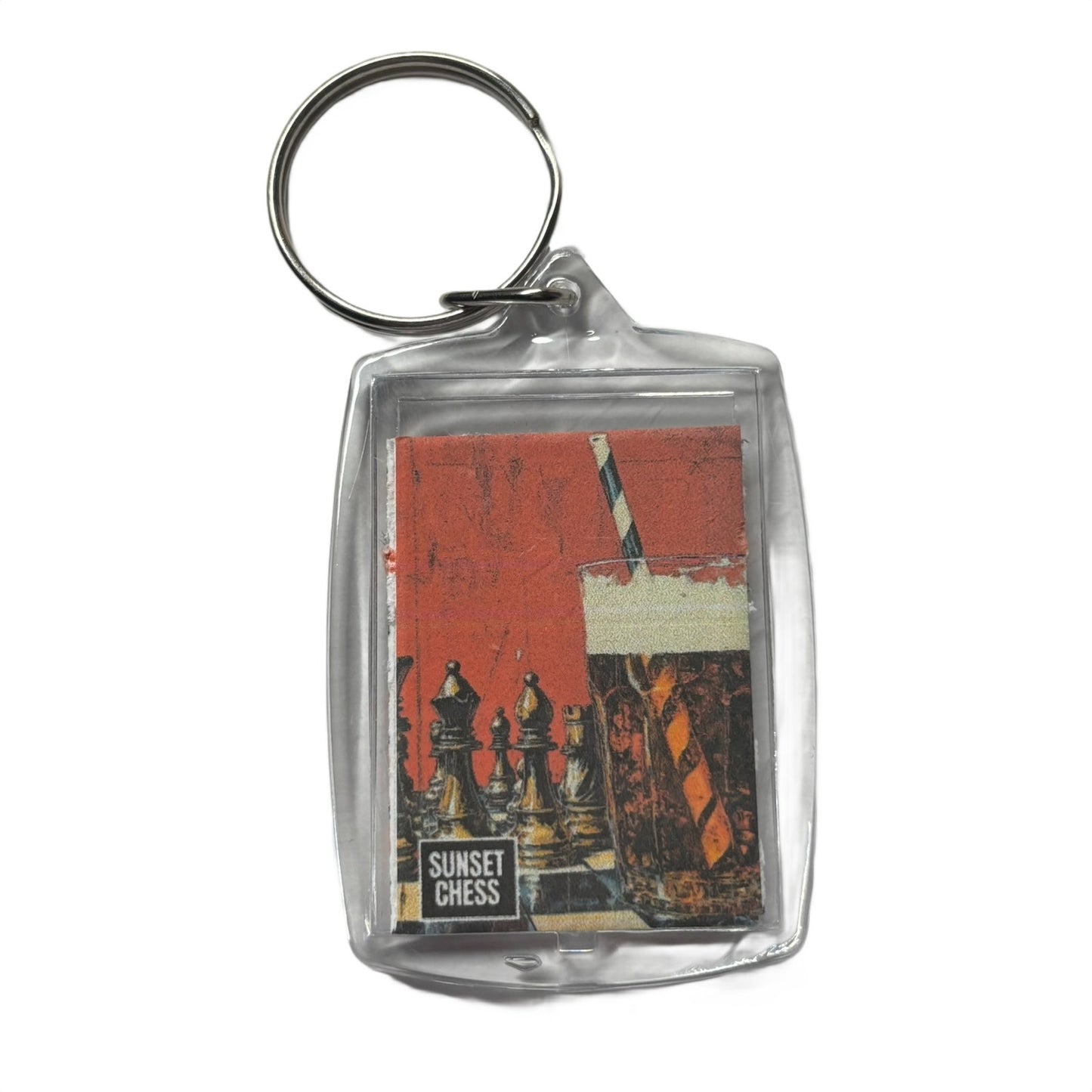 Soda Pop - Chess  Photo Keychain