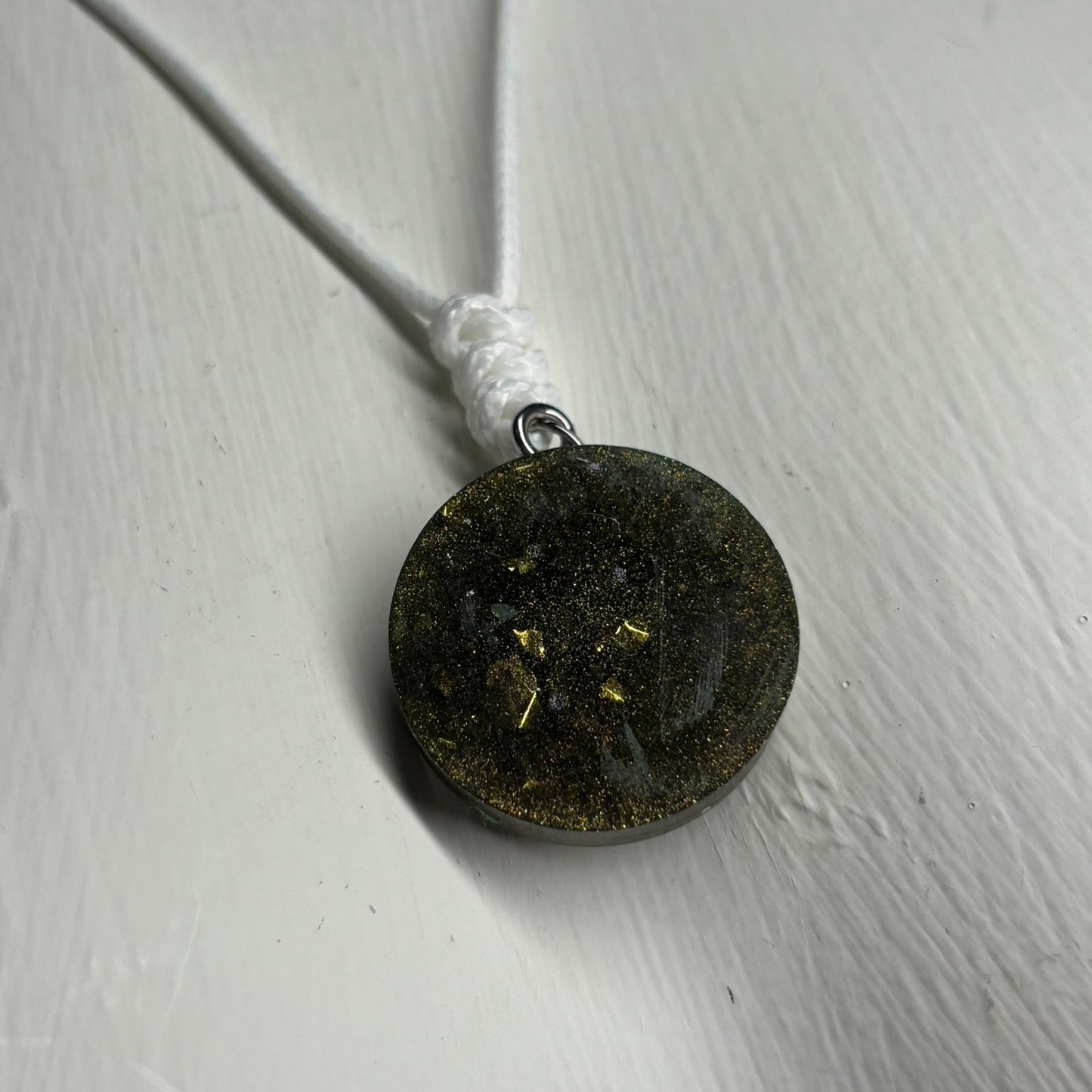 Luxury Green Pawn - Handmade Resin Chess Necklace