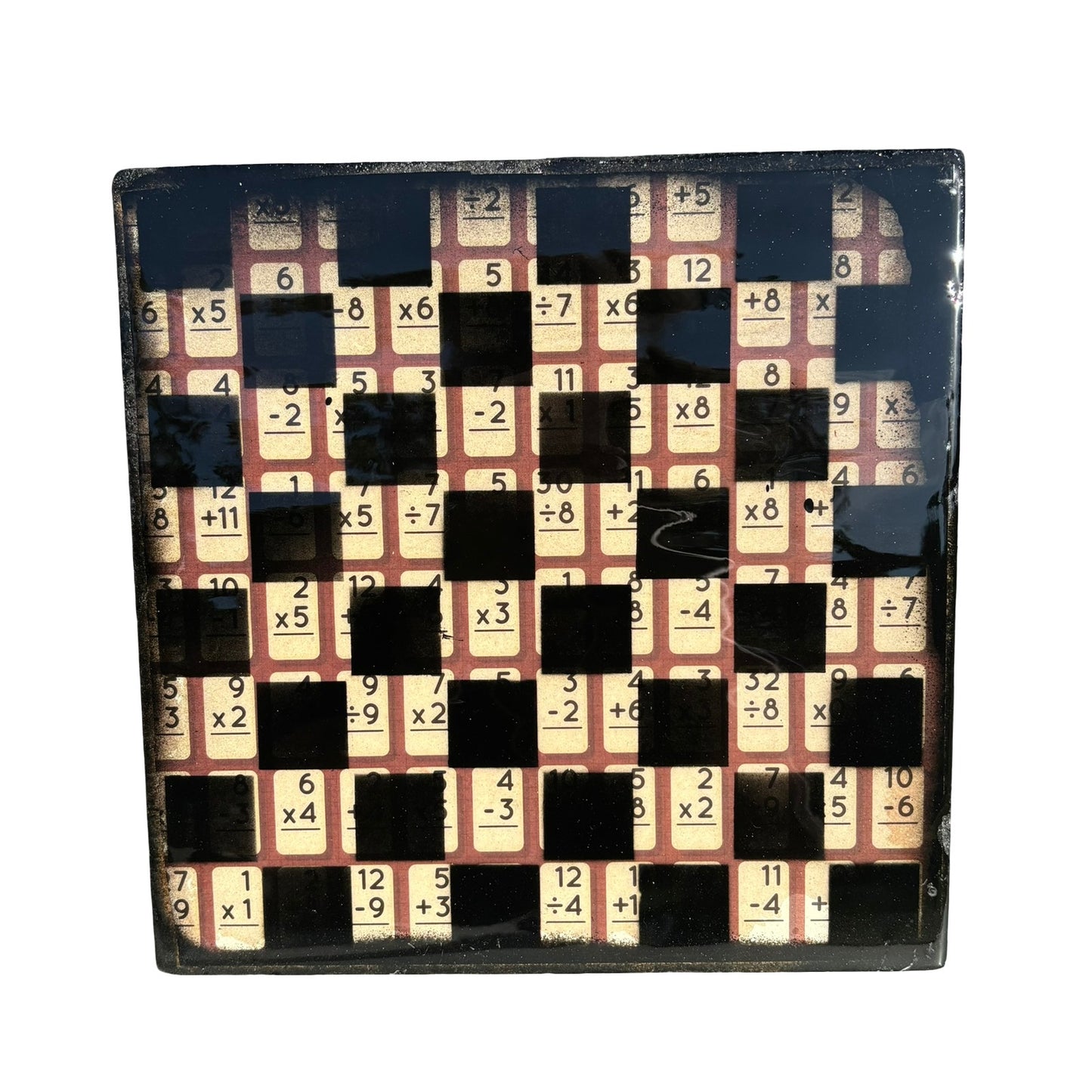 Basic Math - Resin Coated Chess Board