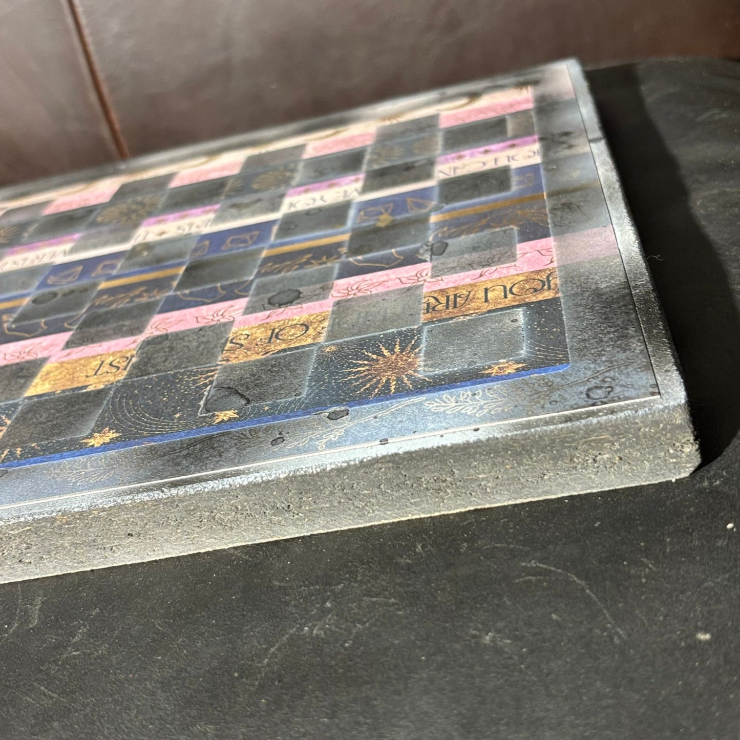 Fading Collage - Scrapbook Chess Board