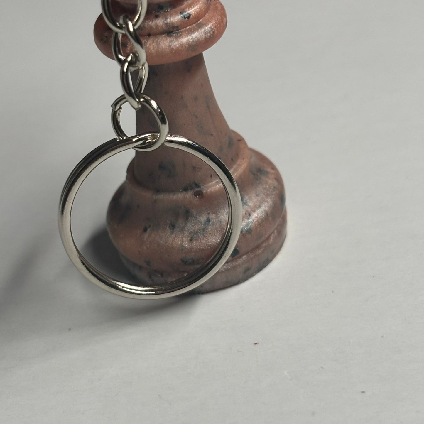 Brown Spotted King - Handmade Resin Keychain