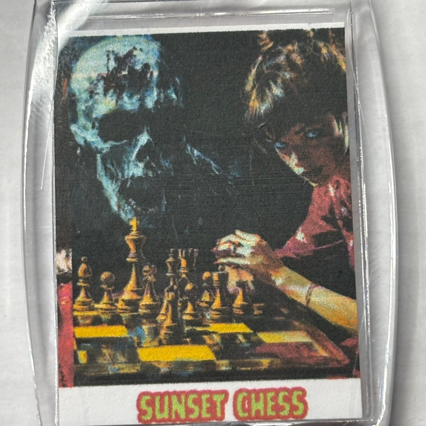 Look Away! - Chess  Photo Keychain
