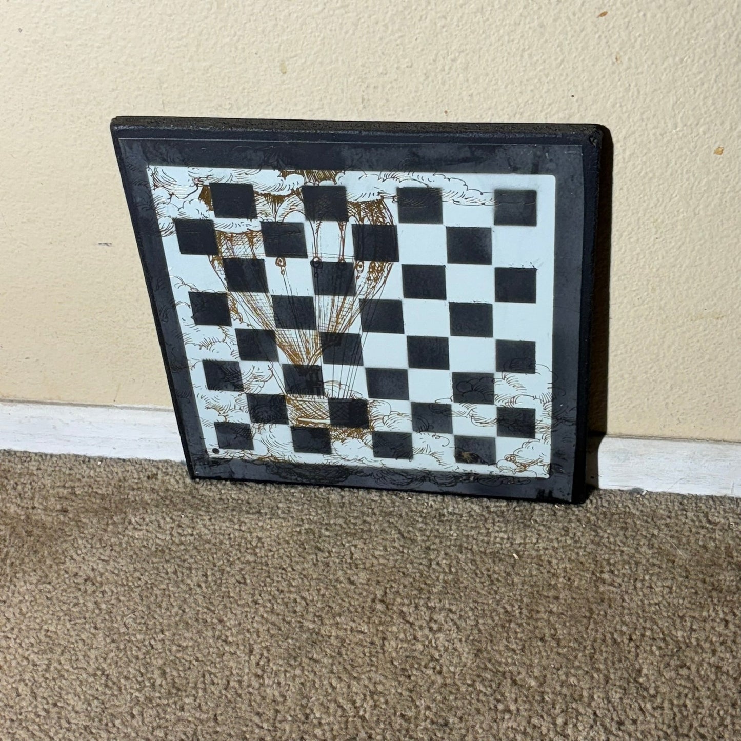 Golden Skies - Scrapbook Chess Board