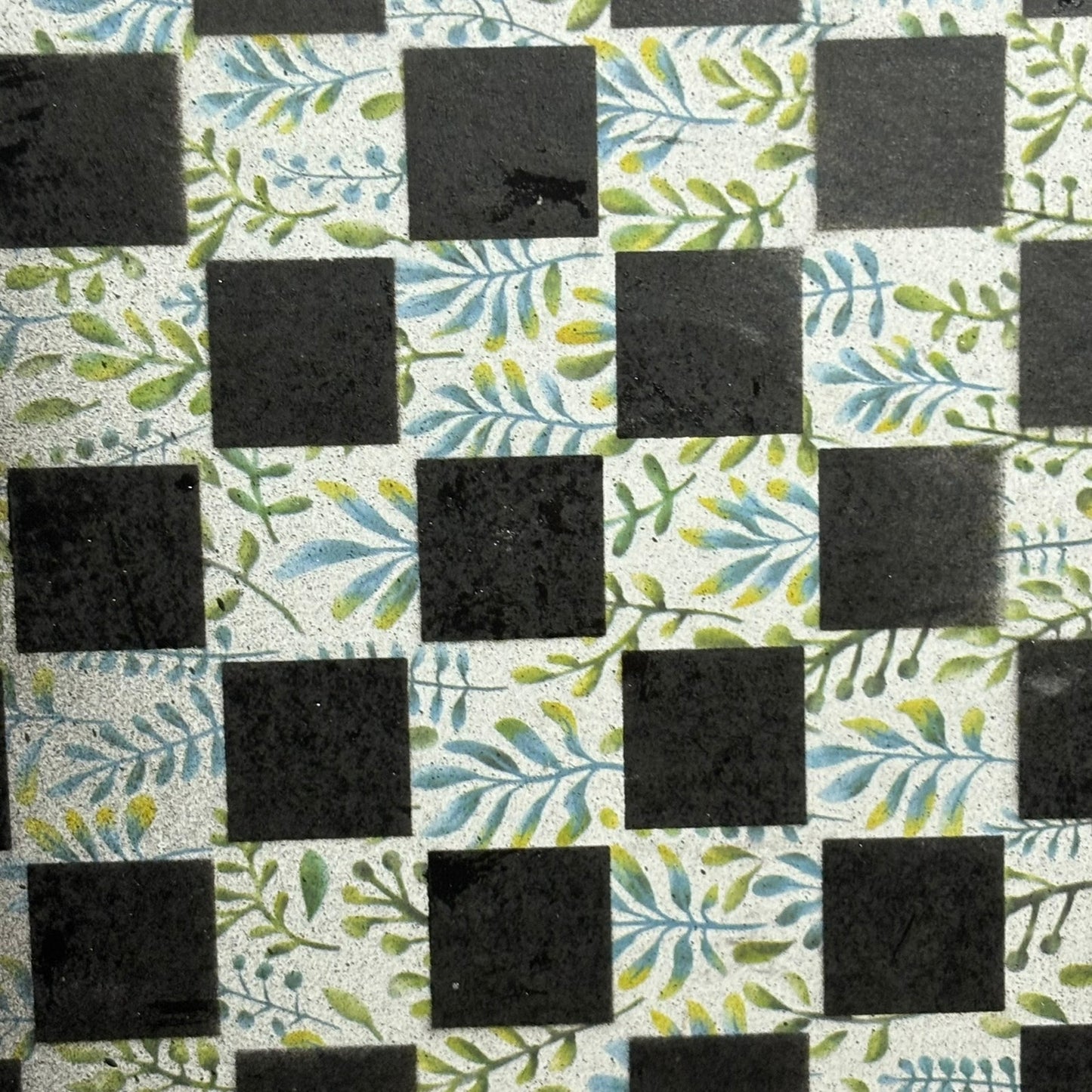 Orange Green Hue - Painted Double Sided Chess Board
