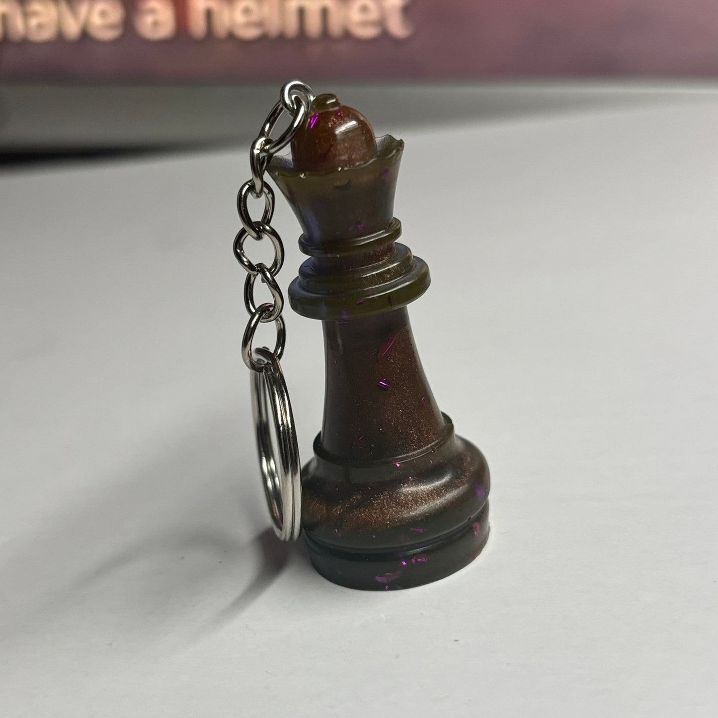 Deluxe Brown - Handmade Resin Keychain