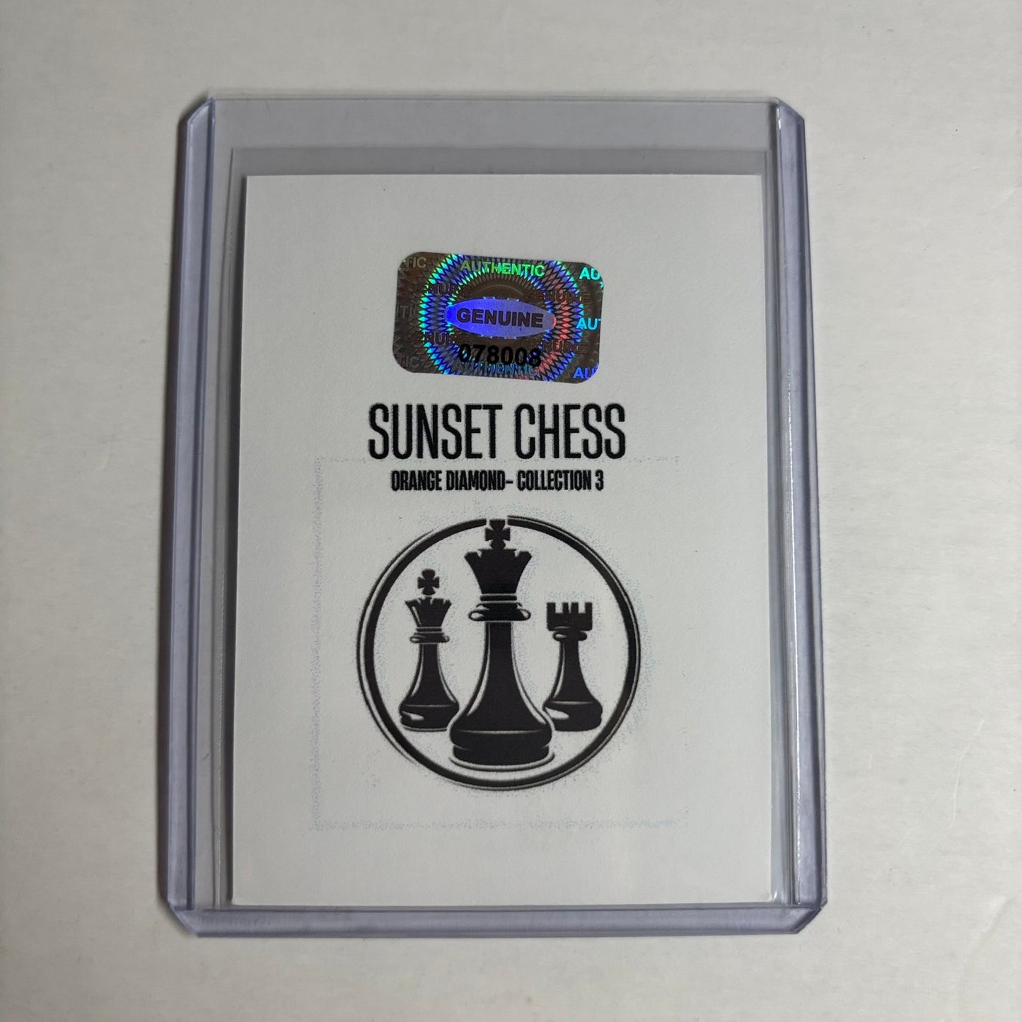 Orange Diamond Collection 3 - Trading Card