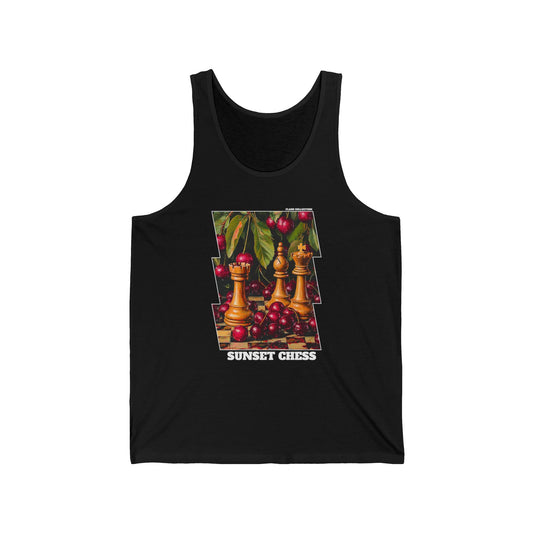 Cherries - Black Tank Top