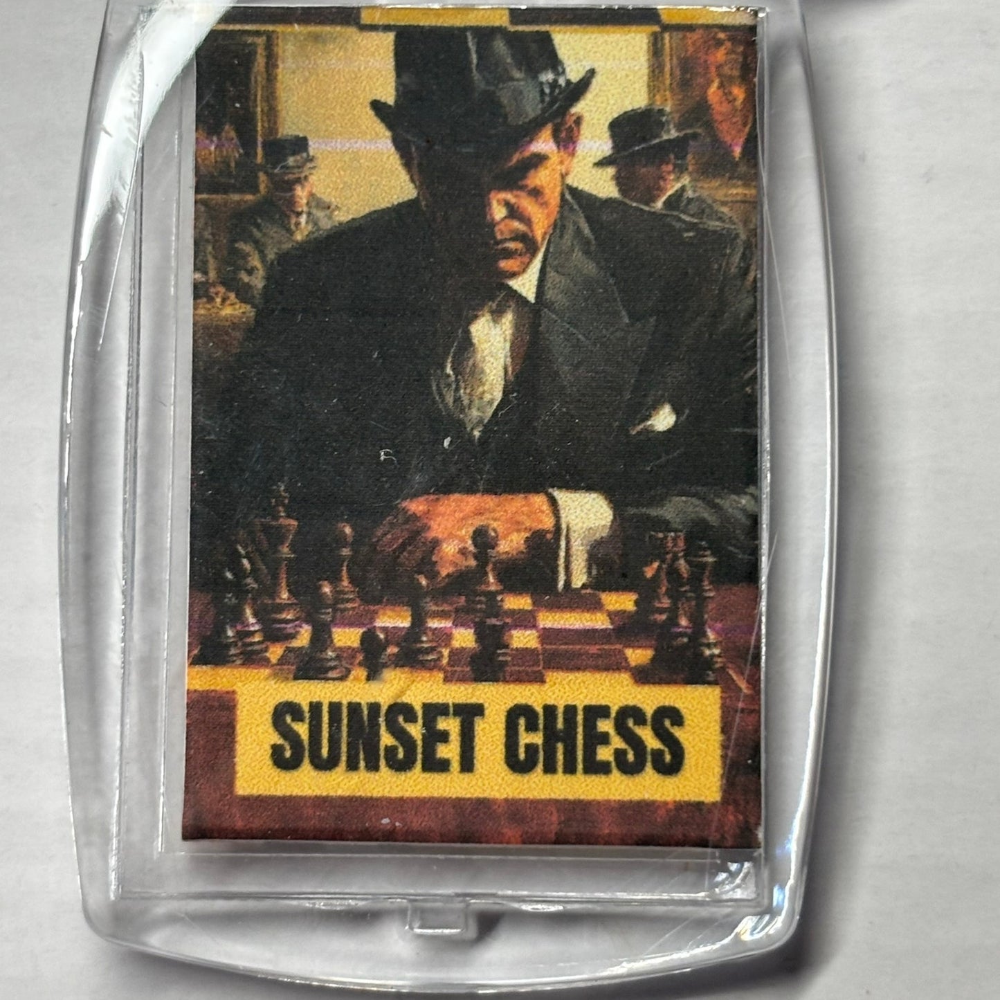 Suite Man - Chess  Photo Keychain