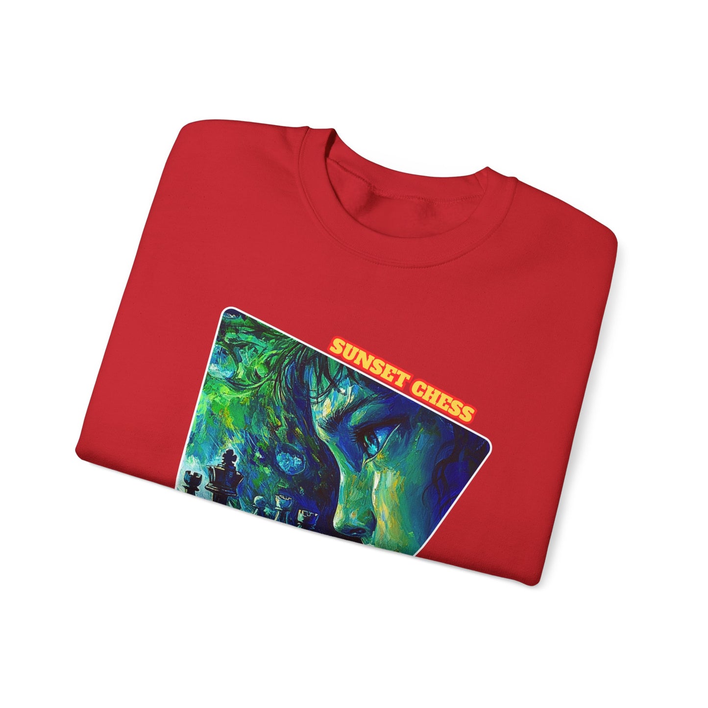 Emerald Boy - Red Chess Crewneck Sweater