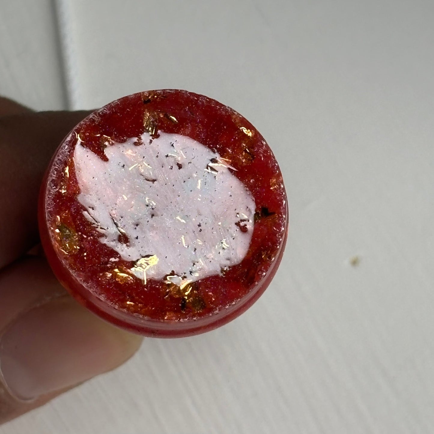 Sparkle Red Knight - Handmade Resin Chess Necklace