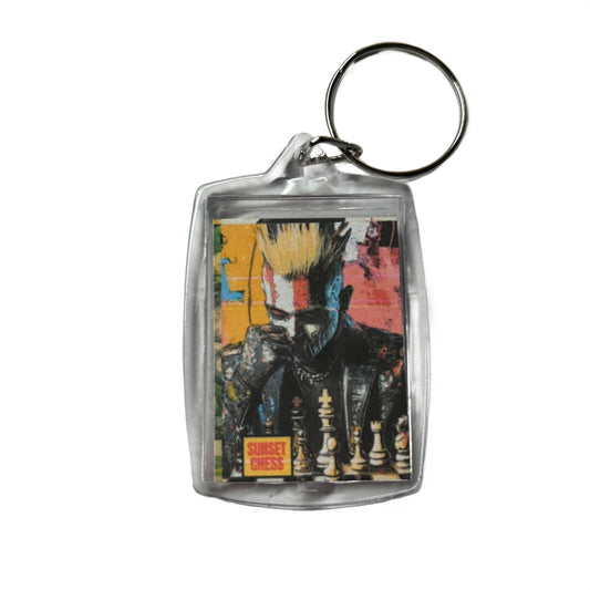 Rockstar - Chess  Photo Keychain
