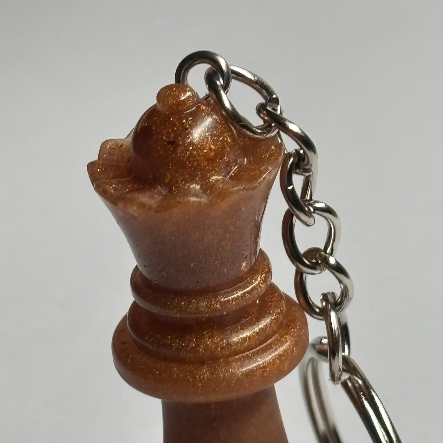 Simple Brown Queen - Handmade Resin Keychain