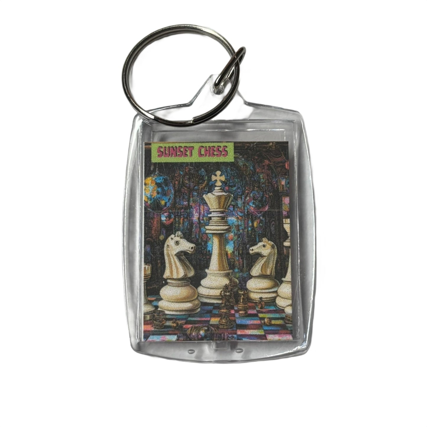 After Party - Chess  Photo Keychain