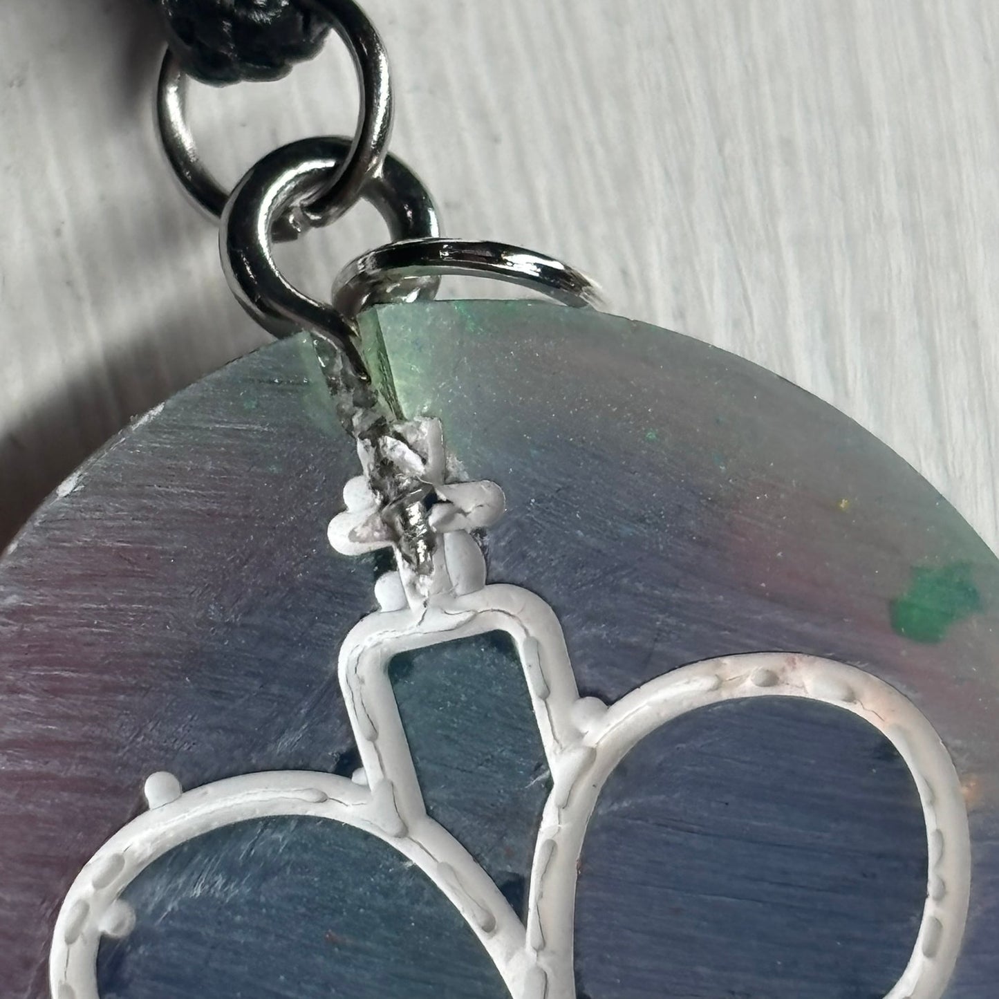 Cosmic King - Handmade Resin Chess Necklace