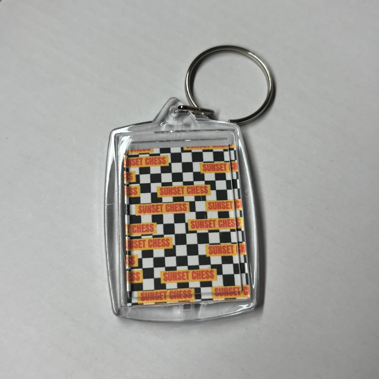 Sackcloth Buddies - Chess  Photo Keychain