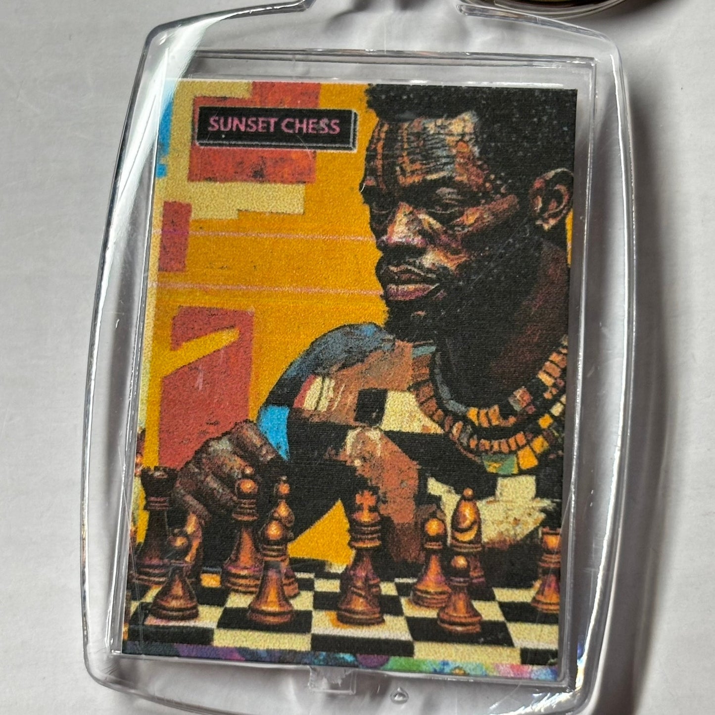 African Prince - Chess  Photo Keychain