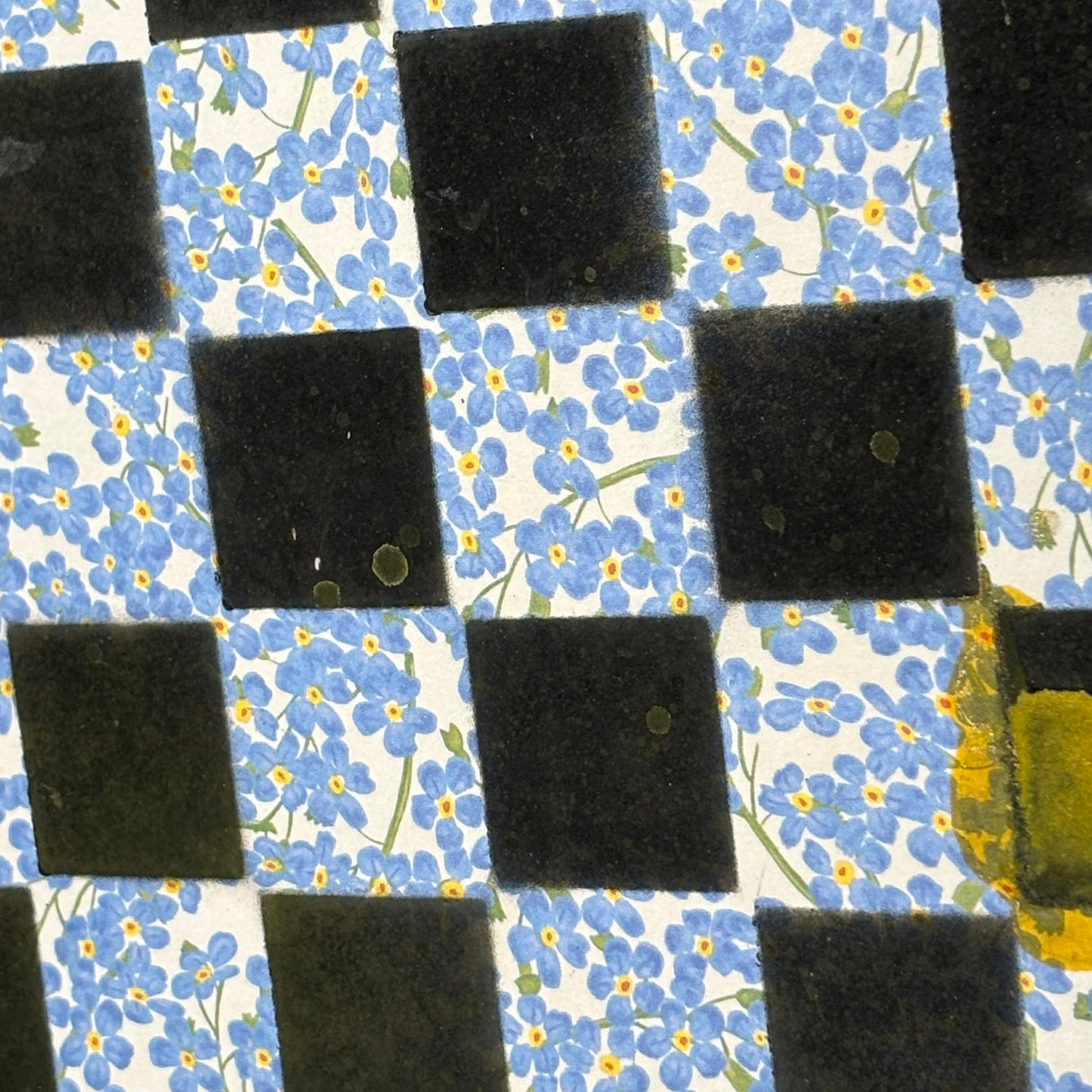 Blue Spring - Scrapbook Chess Board