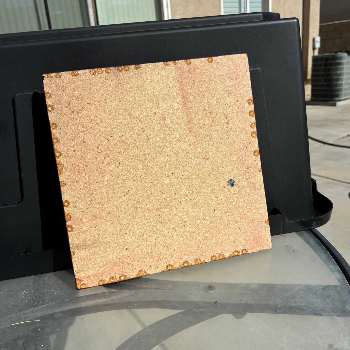 Space Party - Resin Coated Chess Board