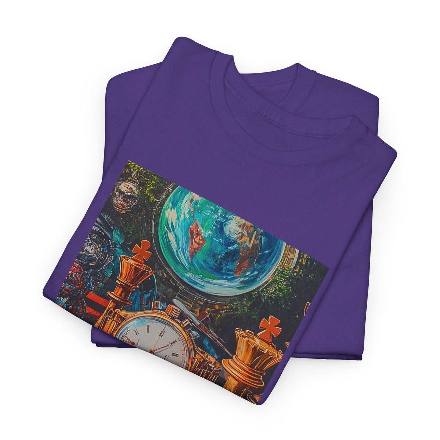 Luxury - Purple Chess T Shirt