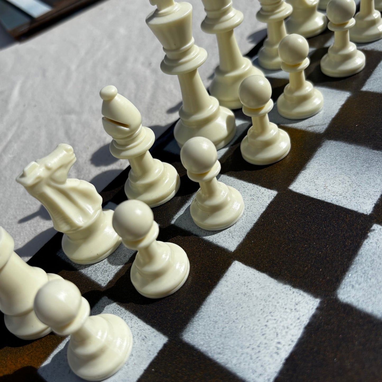 Alien Dark - Painted Chess Set