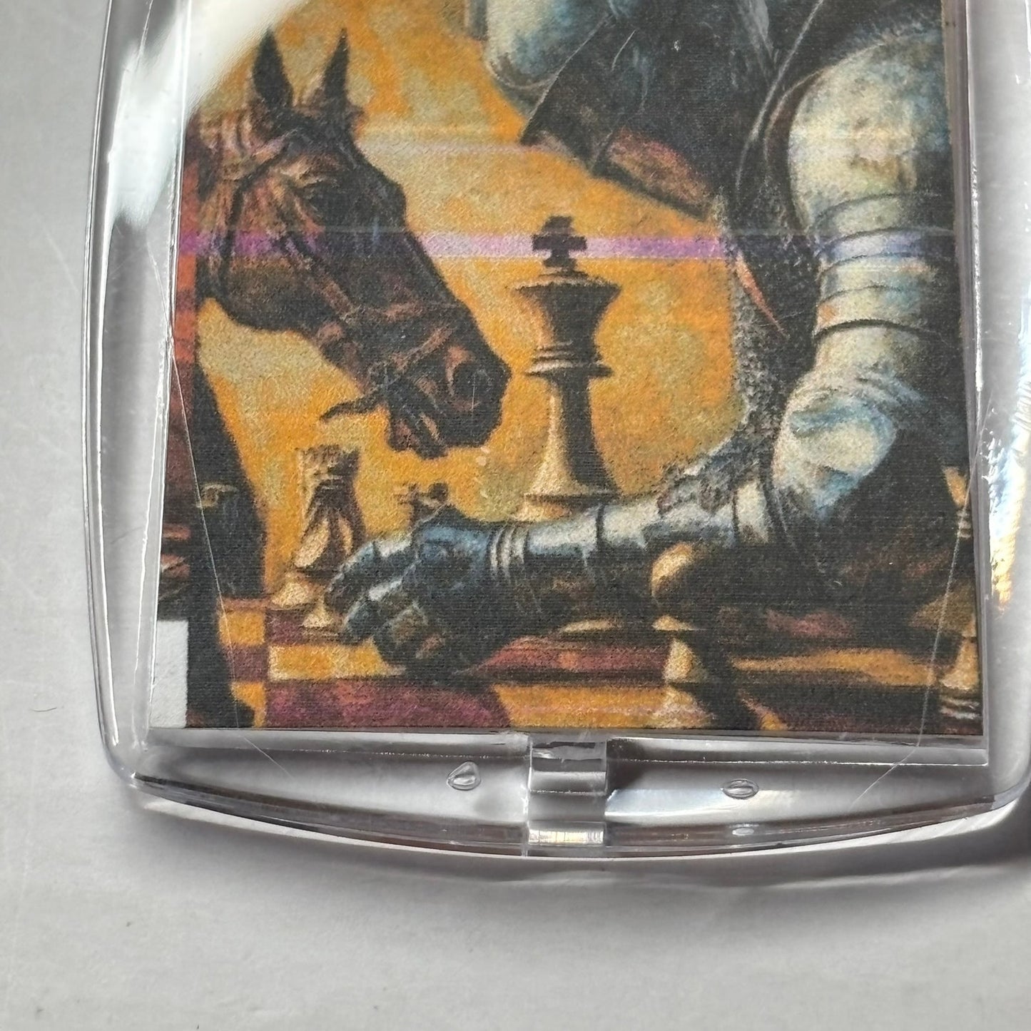 Knight & Horse - Chess  Photo Keychain