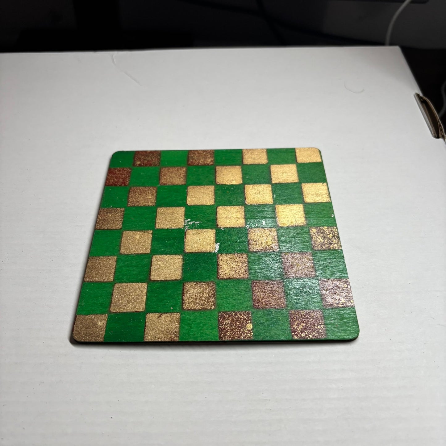 Golden Green - Mini Chess Set