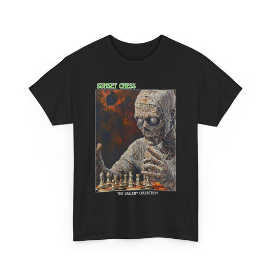 The Stressed Mummy - Black Chess T Shirt
