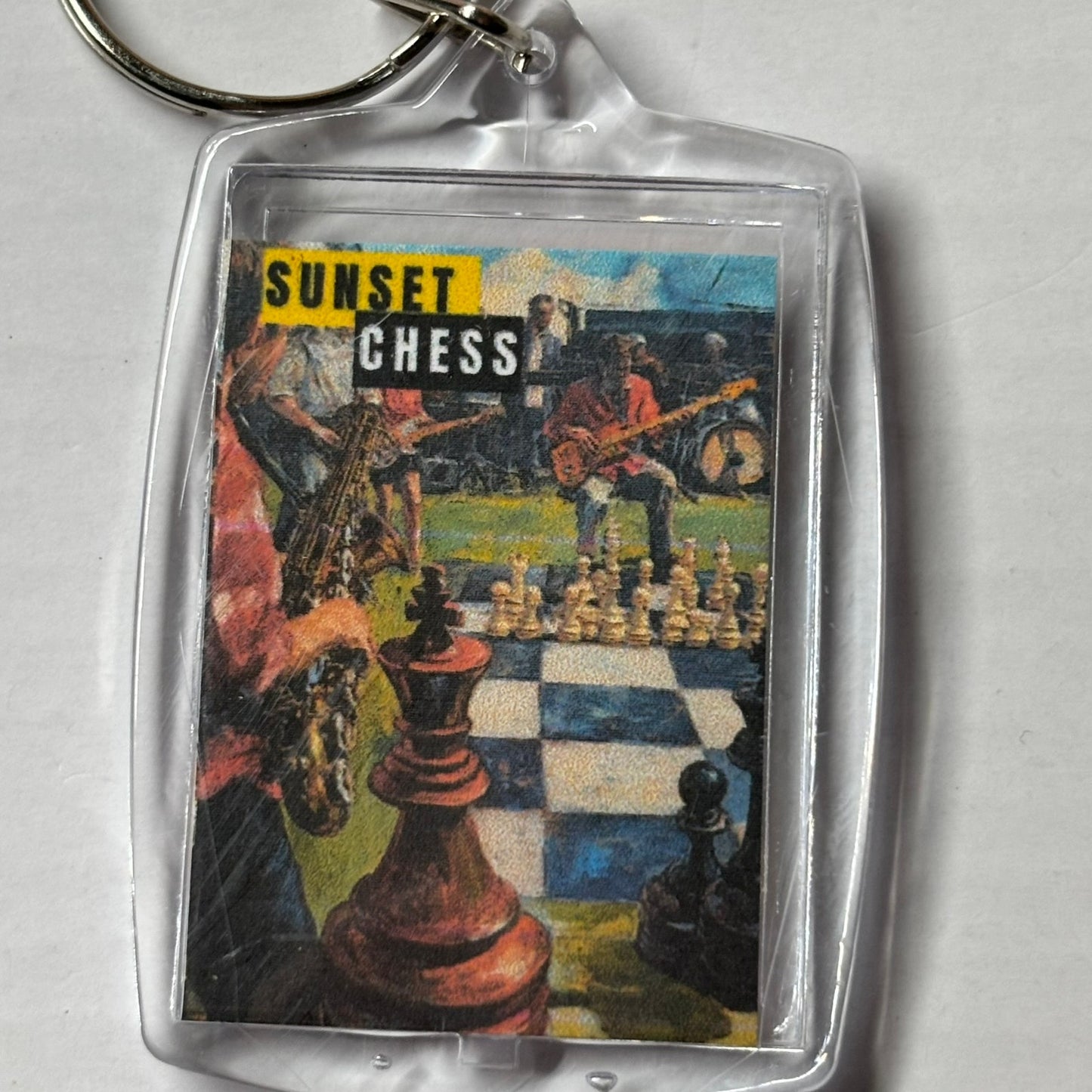 Rock n Roll - Chess  Photo Keychain