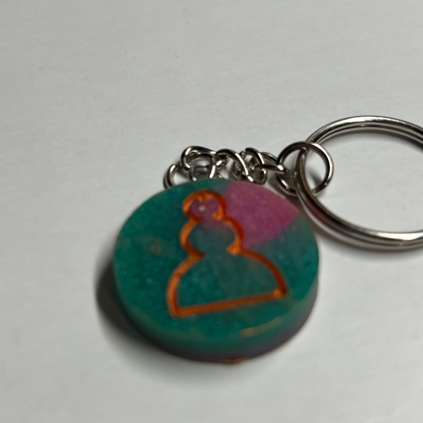 Miami Pawn - Handmade Resin Keychain - Flat Edition